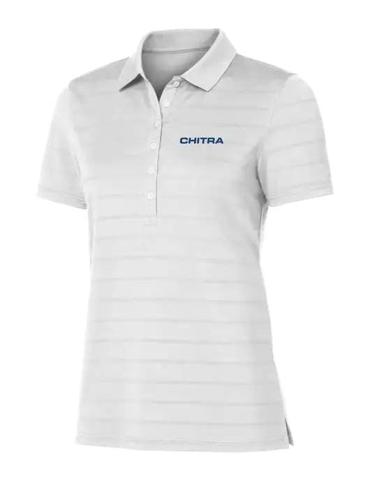 Callaway Womens Bright White Ventilated Polo w/Chitra Logo