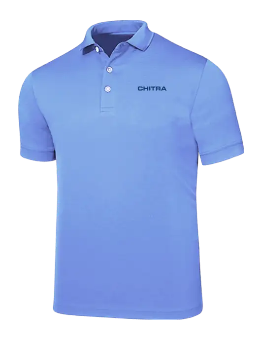 Callaway Ottoman Light Blue Polo w/Chitra Logo