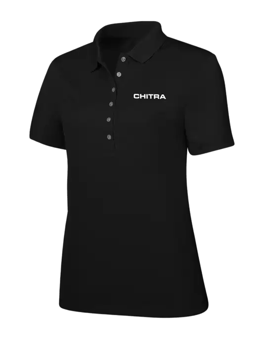 Callaway Womens Ottoman Black Polo w/Chitra Logo