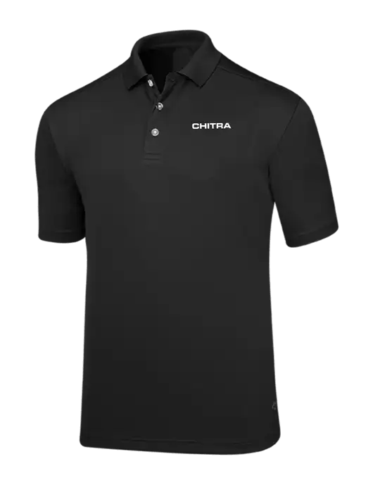 Callaway Core Black Performance Polo w/Chitra Logo