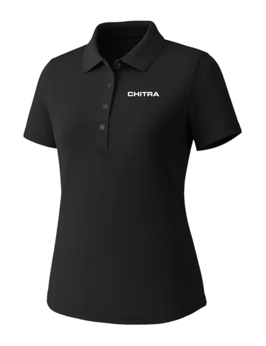 Callaway Womens Core Black Performance Polo w/Chitra Logo