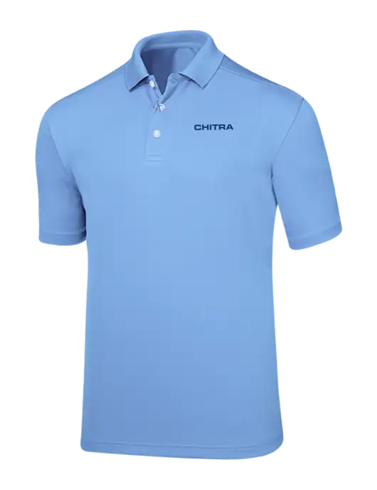 Callaway Core Light Blue Performance Polo w/Chitra Logo