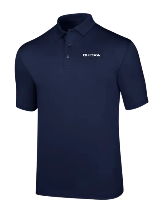 Callaway Opti-Dri Navy Chev Polo w/Chitra Logo