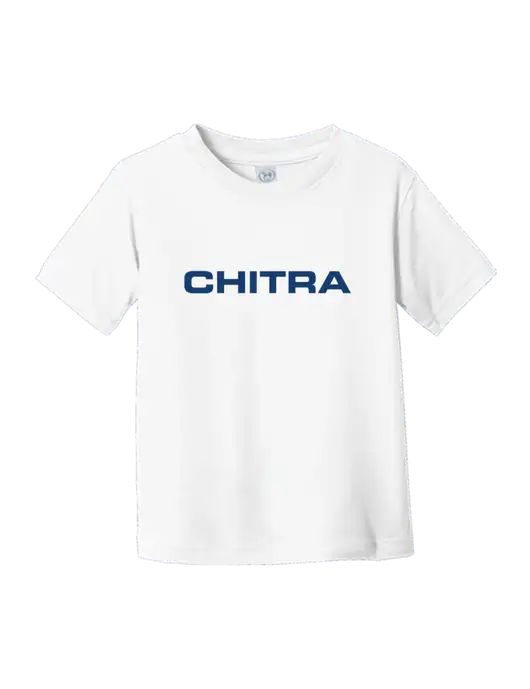 Rabbit Skins White Toddler Fine Jersey Tee w/Chitra Logo