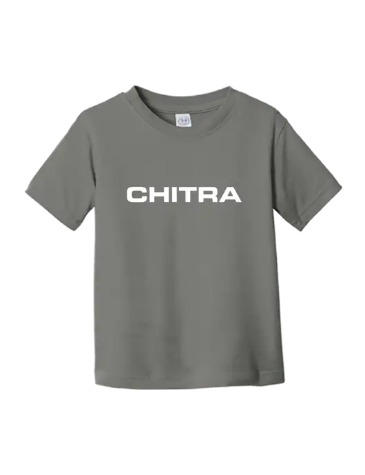 Rabbit Skins Charcoal Toddler Fine Jersey Tee w/Chitra Logo