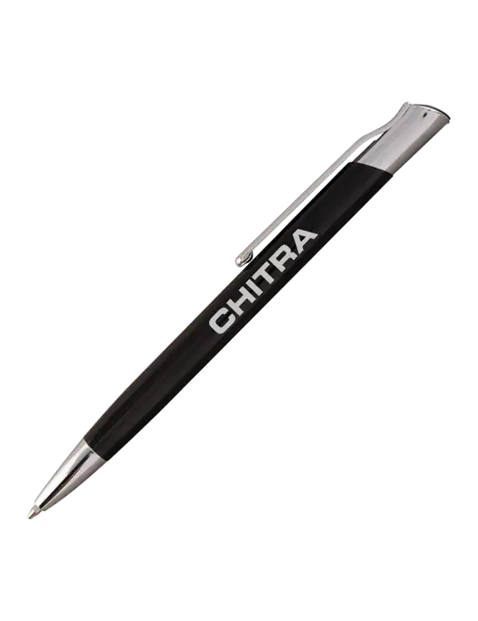 San Malo Black Pen - Black Ink w/Chitra Logo
