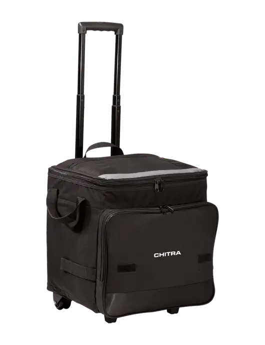 Black Rolling Cooler w/Chitra Logo