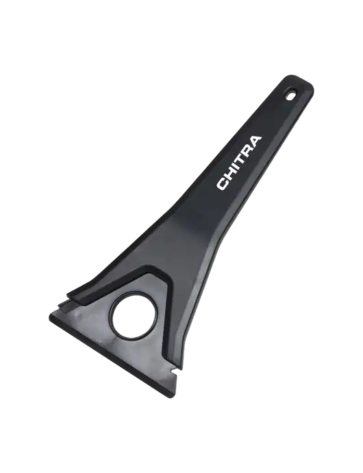 TriBlade Black Windshield Scraper w/Chitra Logo