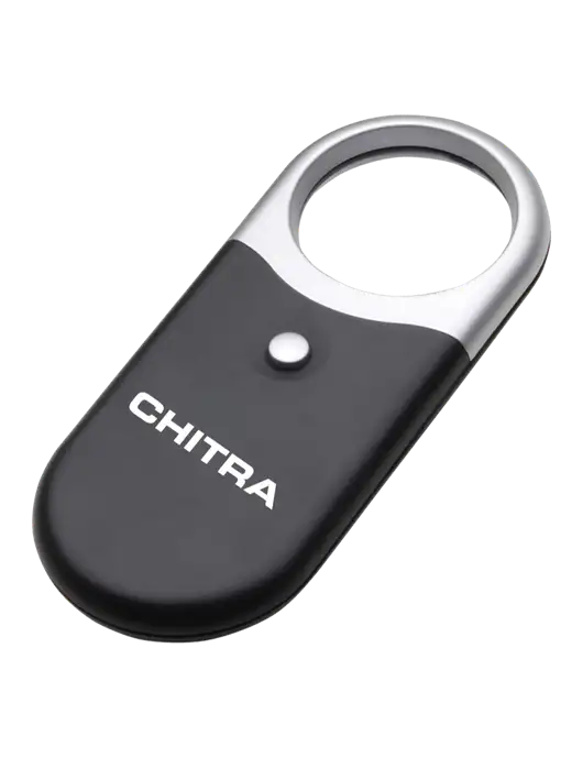 Compact Black Magnifier Light w/Chitra Logo