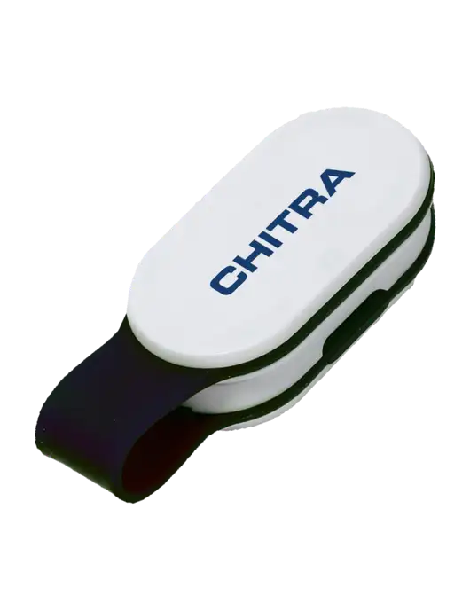 Magna Clip Black Personal Safety Light w/Chitra Logo