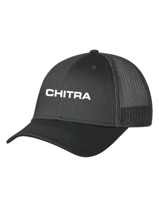 Charcoal Mesh Trucker Cap Snap Back w/Chitra Logo