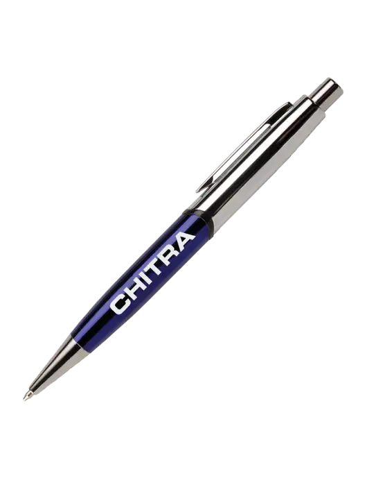 Chimera Blue Pen - Black Ink w/Chitra Logo