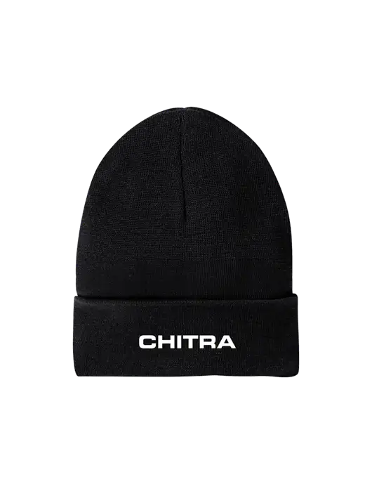 Recycled Black Beanie w/Chitra Logo