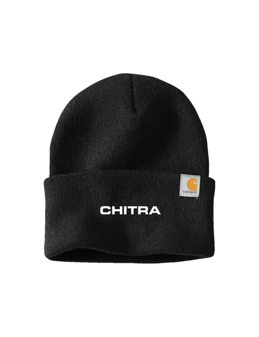 Carhartt Black Watch Cap 2.0 w/Chitra Logo