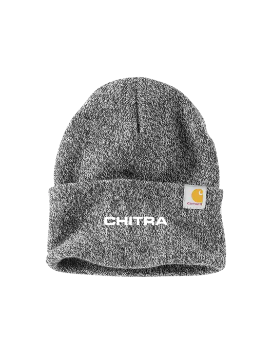 Carhartt Medium Grey Heather Watch Cap 2.0 w/Chitra Logo