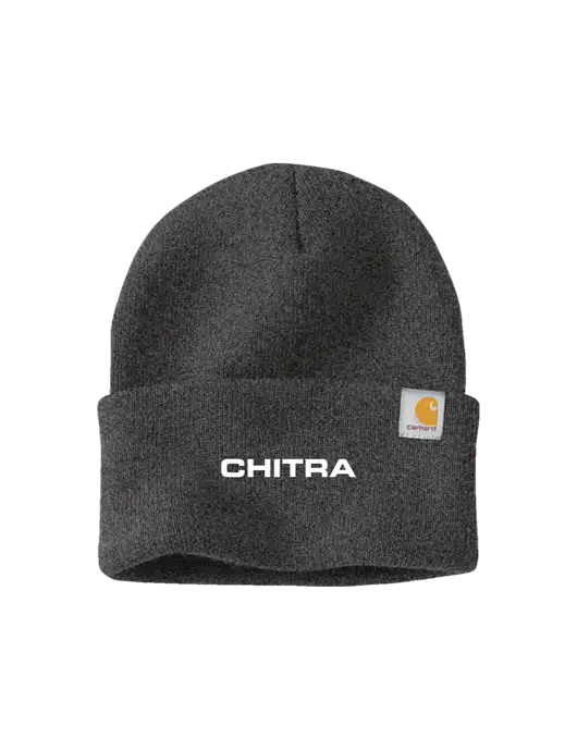 Carhartt Dark Grey Watch Cap 2.0 w/Chitra Logo