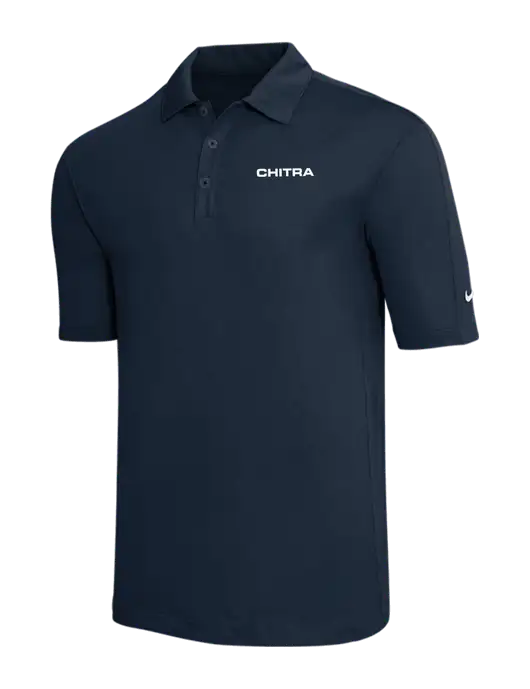 Nike Navy Tech Sport Dri-FIT Polo w/Chitra Logo